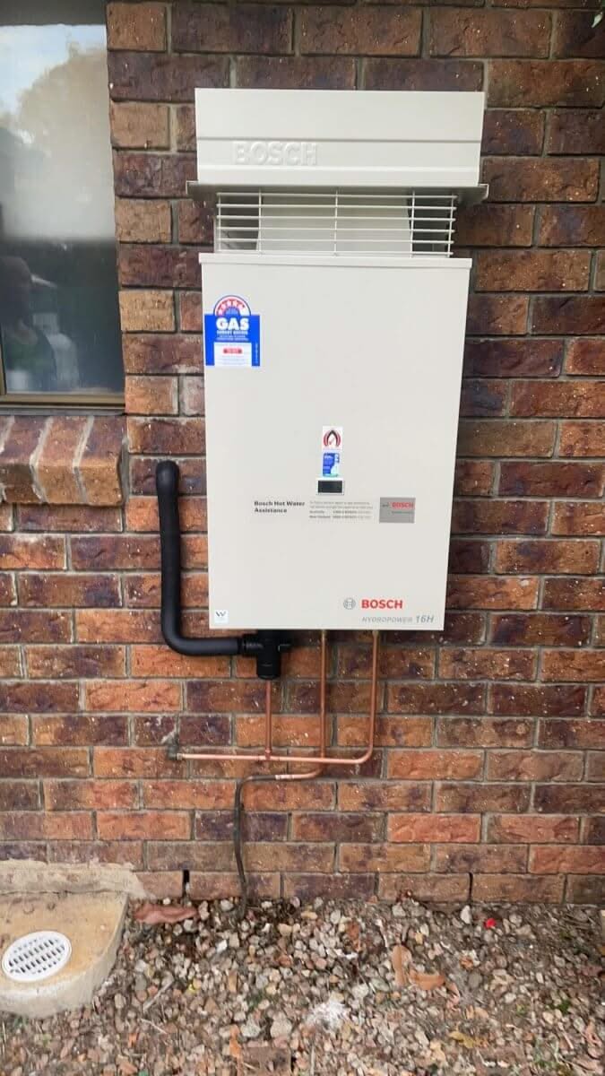 Bosch 16H LPG Gas Hot Water System - Installed Today