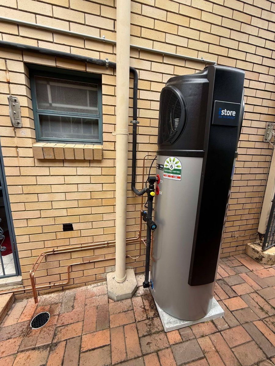 iStore 270L Heat Pump Hot Water System - Installed Today