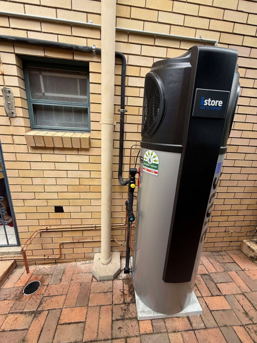 iStore 270L Heat Pump Hot Water System - Installed Today