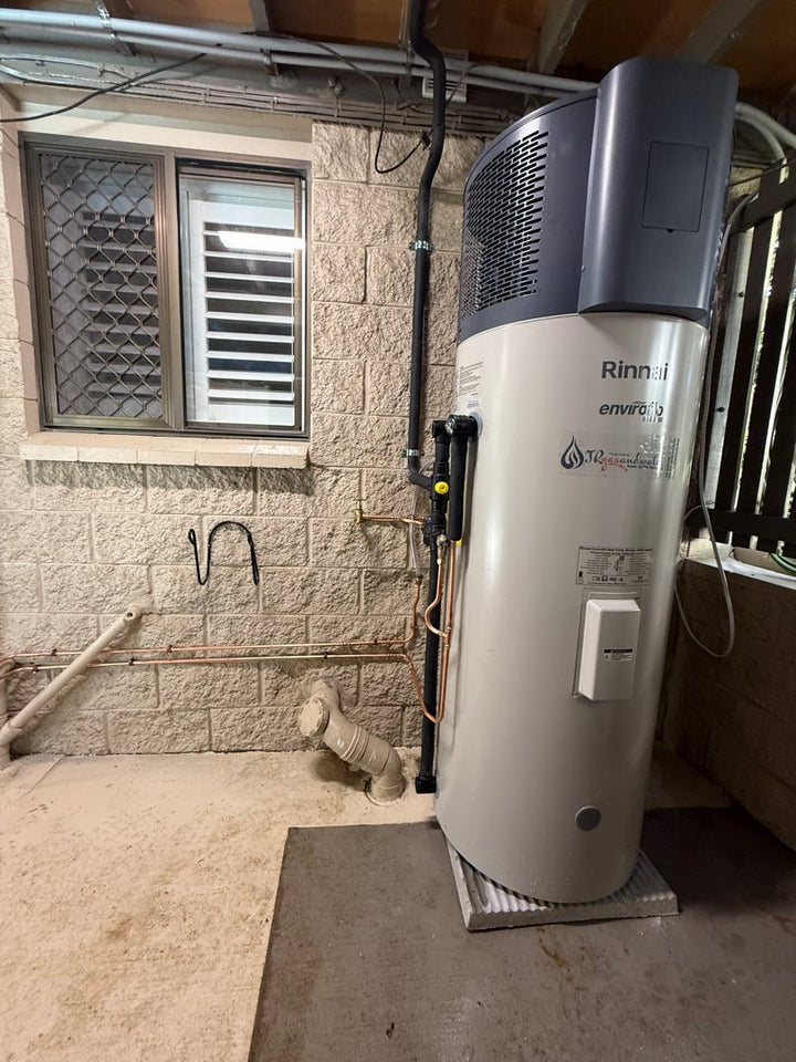 Rinnai Enviroflo AR - Series 300L Heat Pump Hot Water System - Installed Today