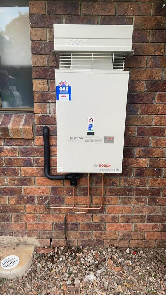 Bosch 16H LPG Gas Hot Water System - Installed Today