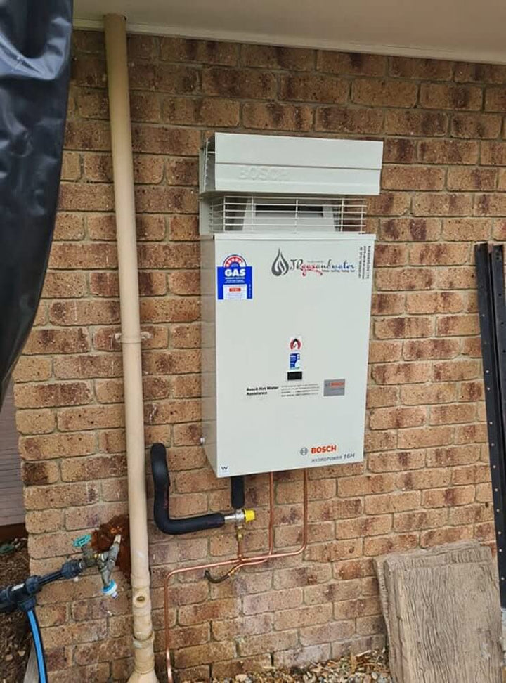 Bosch 16H LPG Gas Hot Water System - Installed Today