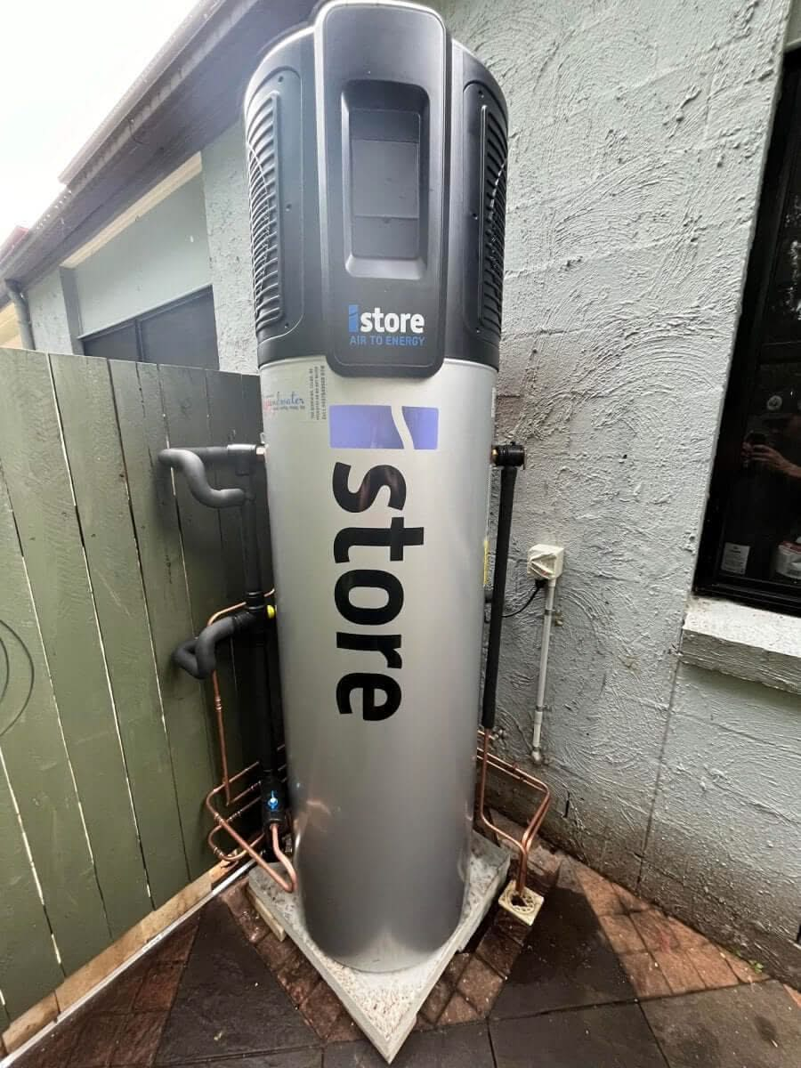 iStore 180L Heat Pump Hot Water System - Installed Today