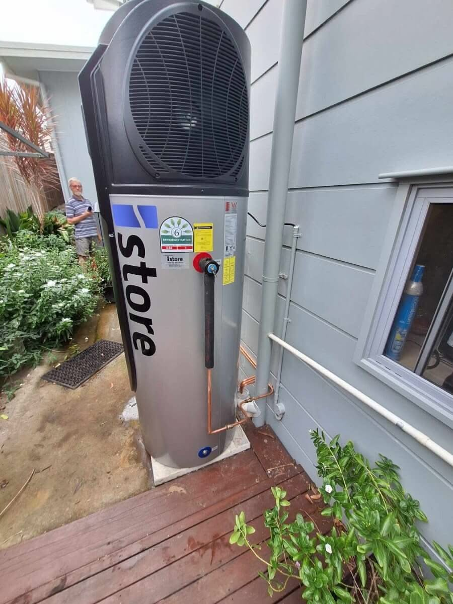 iStore 270L Heat Pump Hot Water System - Installed Today