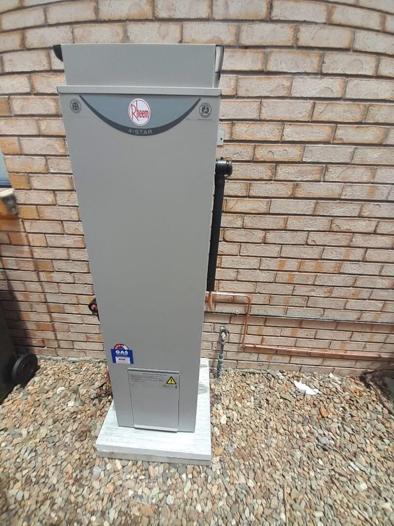 Rheem 4 - Star 135L LPG Gas Hot Water System - Installed Today