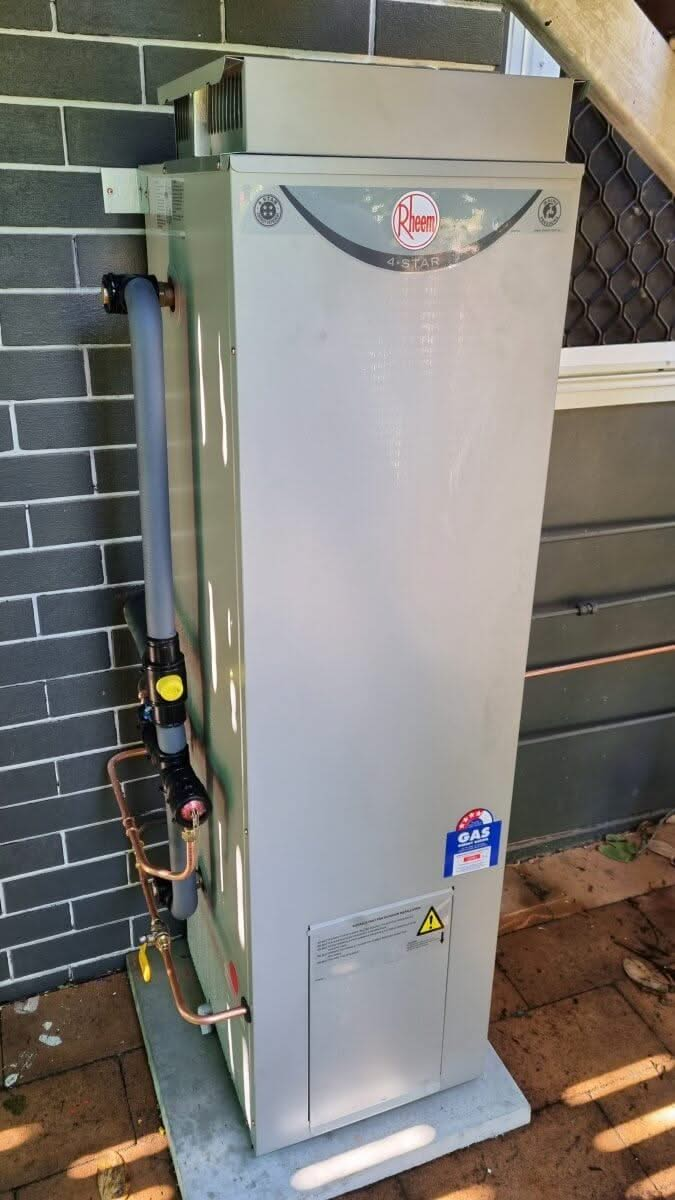 Rheem 4 - Star 135L LPG Gas Hot Water System - Installed Today