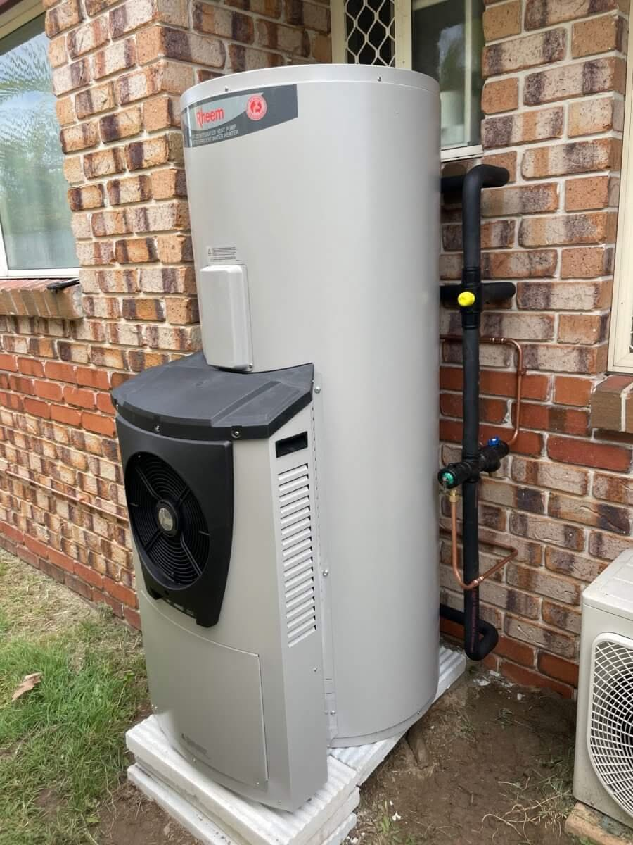 Rheem Mpi 325L Heat Pump Hot Water System - Installed Today