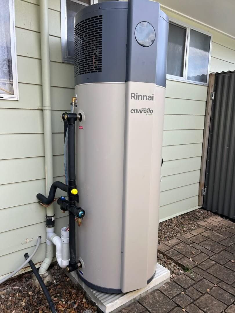 Rinnai E - Series 265L Heat Pump Hot Water System - Installed Today