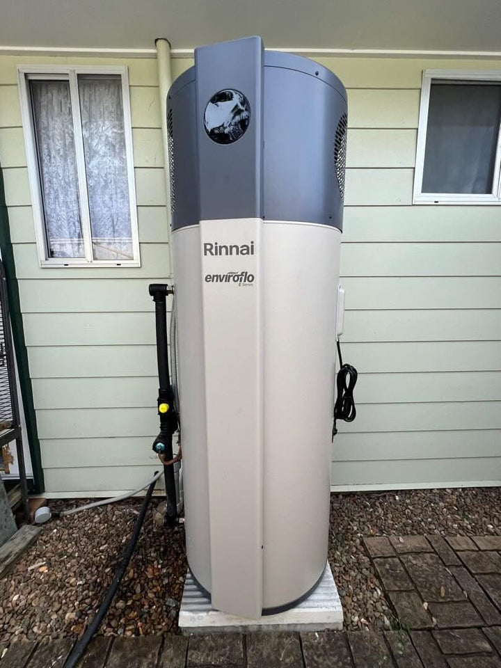 Rinnai E-Series 265L Heat Pump Hot Water System - Installed Today