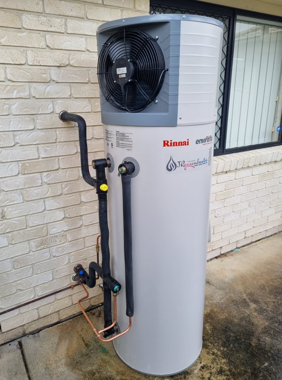Rinnai E - Series 265L Heat Pump Hot Water System - Installed Today