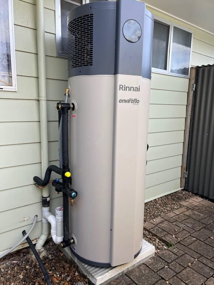 Rinnai E-Series 265L Heat Pump Hot Water System - Installed Today