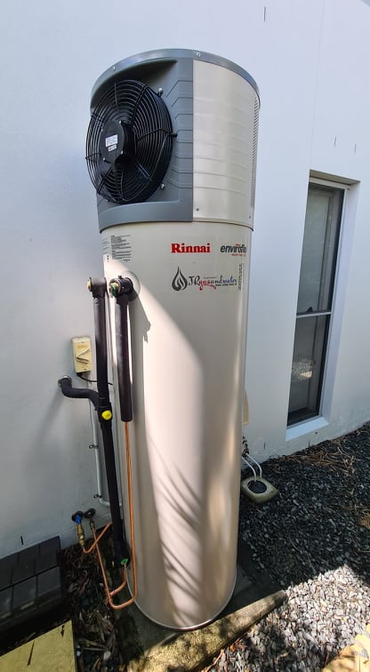 Rinnai Enviroflo GR - Series 300L Heat Pump Hot Water System - Installed Today