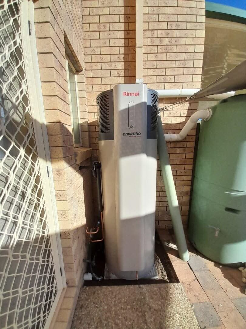 Rinnai Enviroflo V2 250L Heat Pump Hot Water System - Installed Today