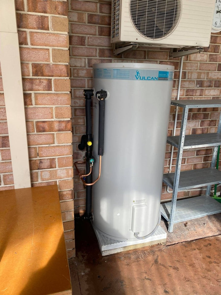 Vulcan 160L Electric Hot Water System - Installed Today