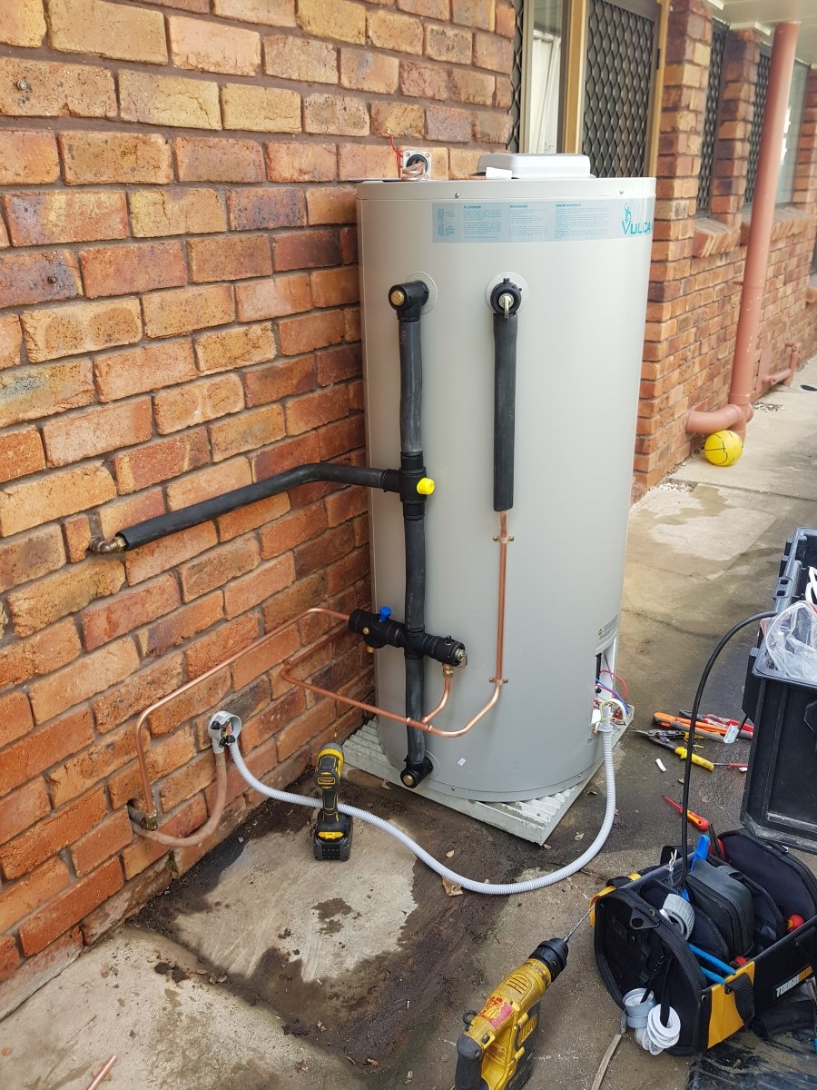 Vulcan 315L Electric Hot Water System - Installed Today