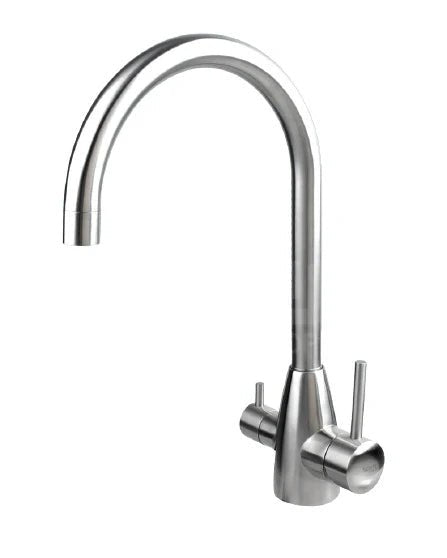 WFW 3 - Way Kitchen Mixer Tap (Stainless Steel High - Loop) - Installed Today