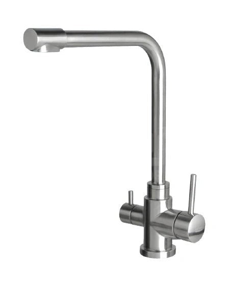 WFW 3 - Way Kitchen Mixer Tap (Stainless Steel High - Rise) - Installed Today