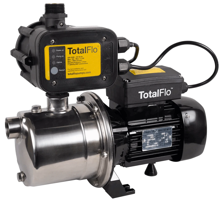 Davey Total Flo TF50J 50L/min Pressure Pump with Controller + Optional Installation - Installed Today