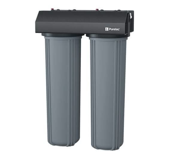 Puretec EM2 - 100 Whole House 20"x100LPM Twin Filter System - Installed Today