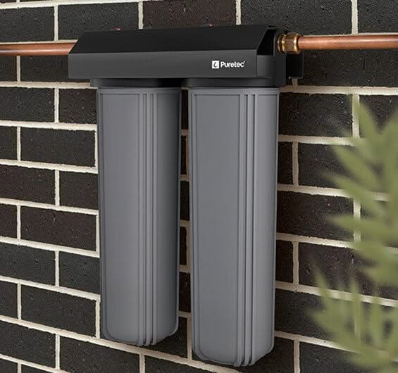 Puretec EM2 - 100 Whole House 20"x100LPM Twin Filter System - Installed Today