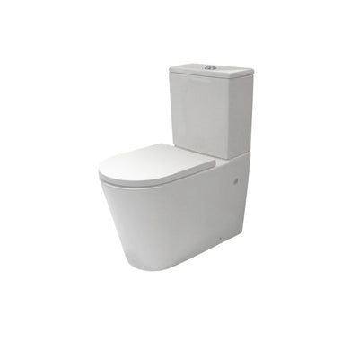 Raymor Edge II Rimless Bottom Entry Toilet Suite - Installed Today